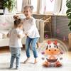 Kinder Elektrische Kuh Spielzeug mit LED Licht Musik Singen Tanzen Cartoon Milch