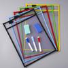 5PCS 25.5 * 35.5 File Cover Hanging Storage PET Transparent Dry Wipe Bag