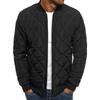 Men’s Short Quilted Stand Collar Cotton Jacket