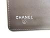 Authentic CHANEL CC Logo Olive Green Patent Leather Bifold Flap Long Wallet #a052  Open box