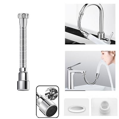 ABS+Stainless Steel Faucet Extender 12/16/20/30/50cm Water Tap Hose  Bathroom Accessories