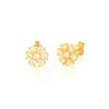 Best Selling Flower Stud Earrings S925Ins Wind Mini Diamond Six Valve Flower Stud Earrings