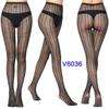 Women Sexy Retro Fishnet Tights Jacquard Weave Seamless Pantyhose Yarns Garter Grid Fish Net Stockings Gothic Lace Tights