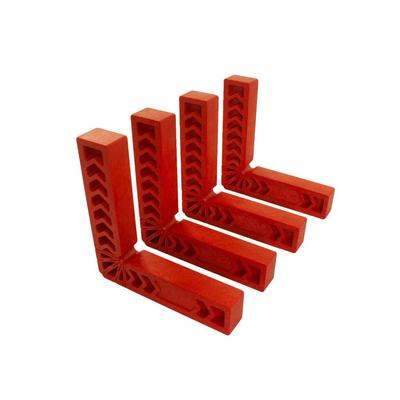 Sourcemall Eckiger Verstärkter Holzbearbeitungs-DIY-Werkzeug von L-förmiger Lineal, Klemme, Fest, Kunststoff, Werkzeug, (150 mm (Satz 4))