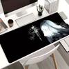 Tapis de Souris Fille Gothique Anime Nouveau Grand Antidérapant Caoutchouc Tapis de Bureau avec Bord Cousu Durable Lavable Tapis de Clavier pour Bureau Maison
