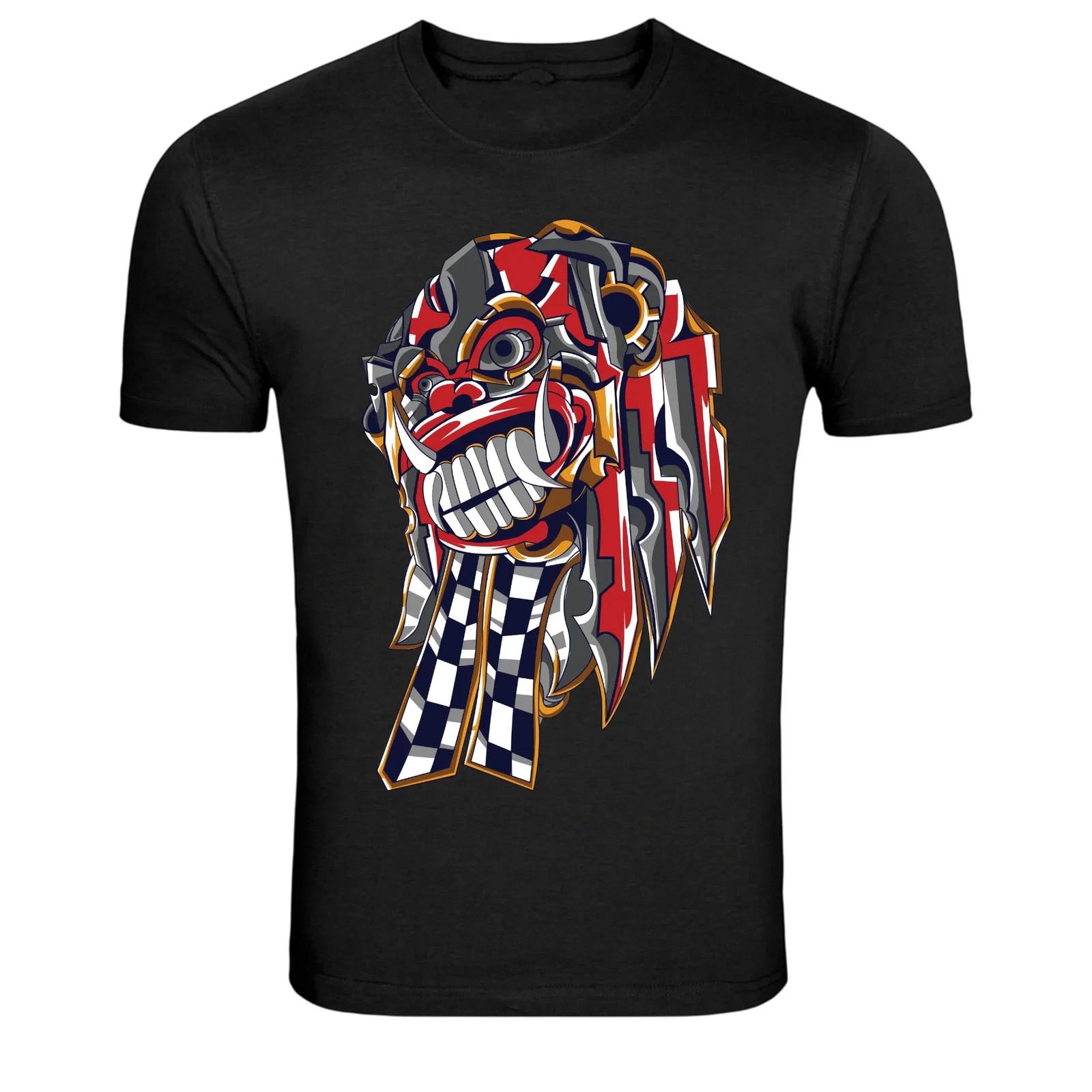 Japanese Oni Demon Mask Traditional Graphic T Shirt 4XL