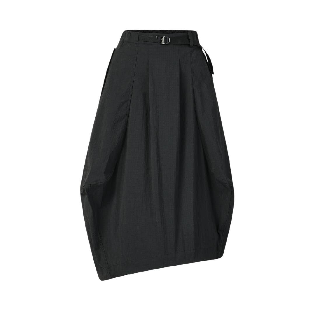 FILA Urban Explore Casual Loose Woven Long Skirt Women skirts A11W628302F-BK S