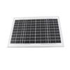Solarmodul 10W Vorbohrung Monokristallin Wasserdicht 18V Outdoor-Solarmodul für Inselnetzbeleuchtung