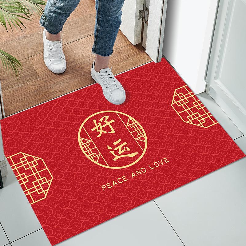 New Chinese Style Floor Mat Doormat Entrance Entrance Bedroom Kitchen Bathroom Floor Mat