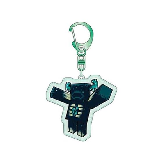 K Company Minecraft Plump Keychain Warden MCT-PU-WD H72 x W40 x D10mm