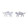 Charms Cat Pendants Heart Alloy Crafts For DIY Jewelry Making Accessories
