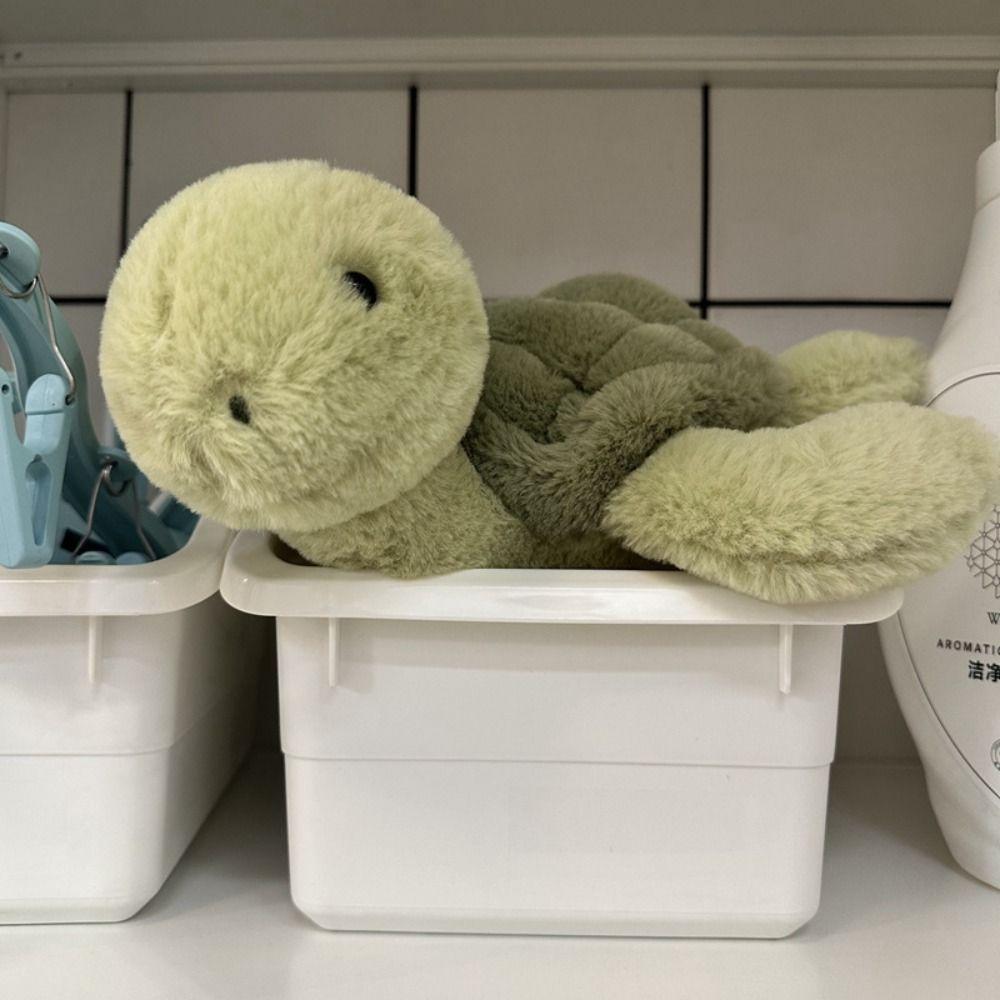 Flauschige realistische Schildkröten-Plüschtiere Stoffpuppe Weiches Meeresschildkröten-Plüschtier Autodeko