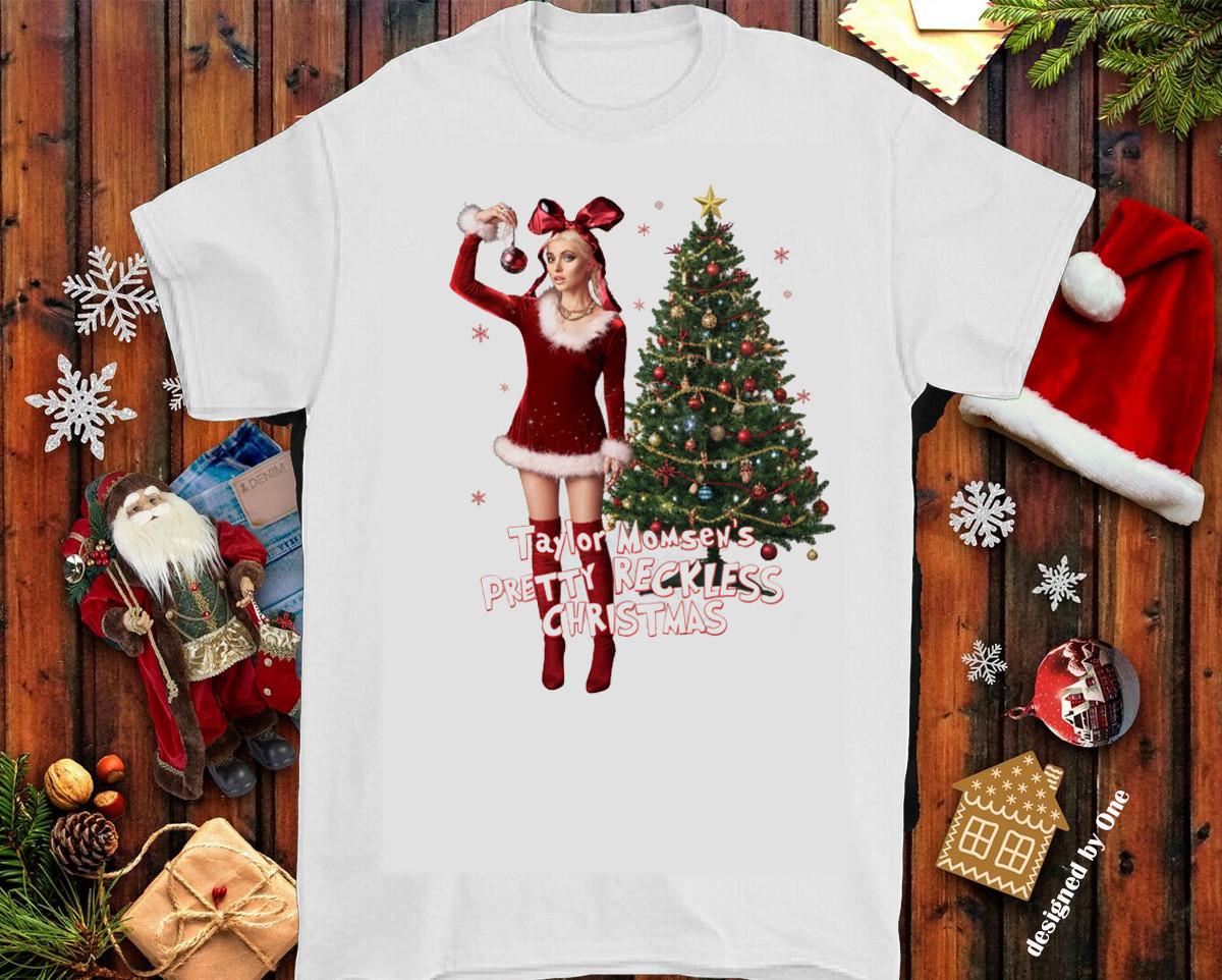 the pretty reckless christmas shirt White S-5XL Short sleeve L