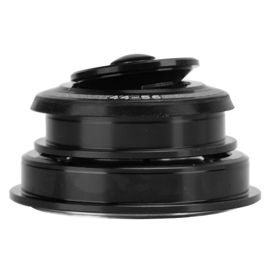 Viaron Bicycle Bearing Headset Aluminum Alloy Mountain Bike Stem Headset for Cone Straight Tube ForkBlack