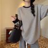 Hooded Striped Long Sleeved T-shirt Women's Hoodie Top