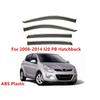 For HYUNDAI I20 Hb 2008 2009 2010 2011 2012 2013 2014 Car Sticker Plastic Window Glass Wind Visor Rain/Sun Guard Vent Parts