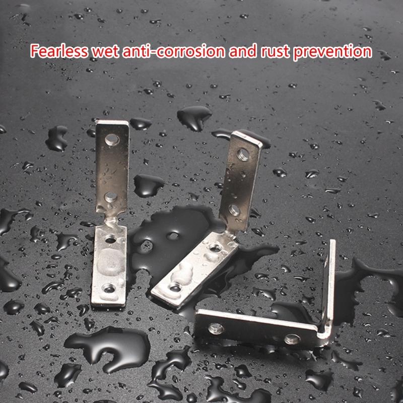10 Pack 90-Degree Cabinet Corner Brackets 90-Degree Cabinet Pull Corner Brace Sturdy Hardware for Enhancing Durability