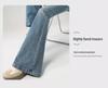 Women's Light Color High Waist Stretch Flare Pants - Plus Size, Slimming, Non-Clingy, for Spring & Autumn 2025.