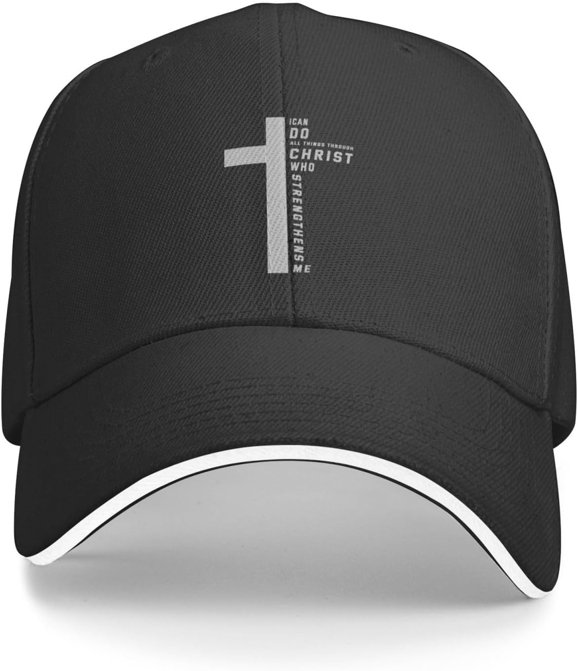 Jesus Is My Everything Religious Christian Baseball Cap Adjustable Polyester Outdoor Golf Hat One Size