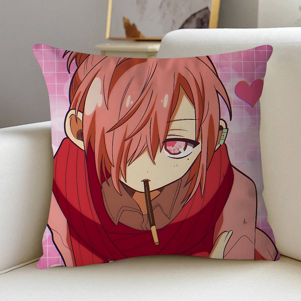 Anime M-mitsuba Pillow Cover For Bedroom Room And Living Room Sofa Decorative Cushion Cover