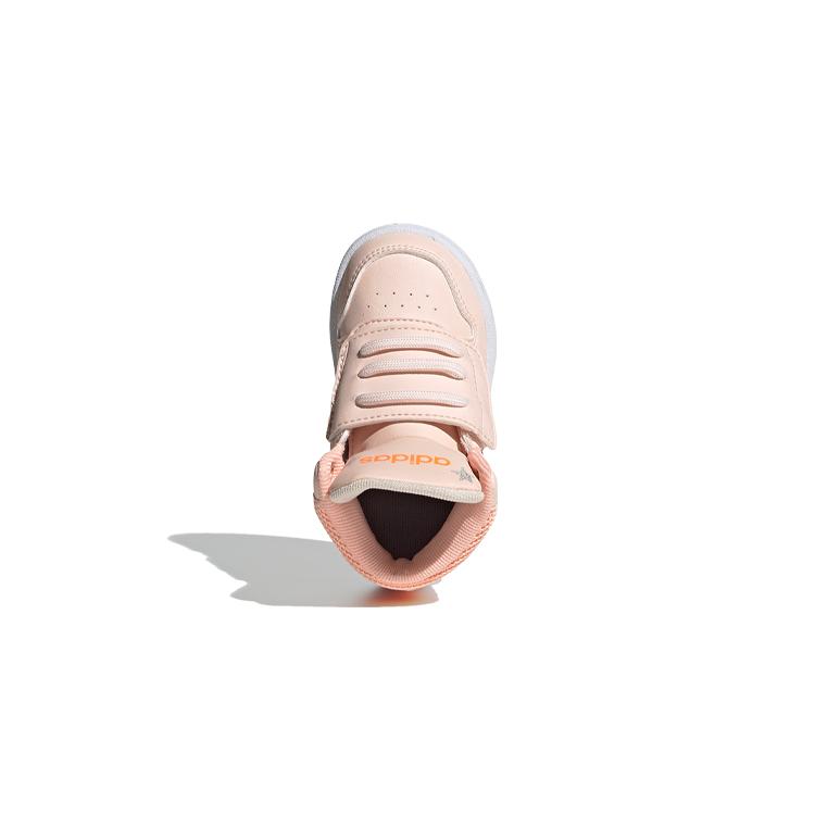 Adidas Neo Hoops 2.0 Mid I Slip Resistant Slip Resistant Mid top Toddler Shoes Pink White Infant And Toddler FW4924