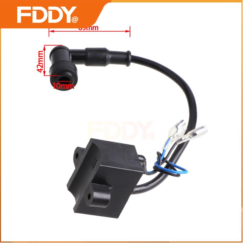 FDDY CDI Ignition Coil Magneto Coil For 49cc 50cc 60cc 66cc 80cc 2-Stroke Engines Motor Motorized Bicycle Bike Parts
