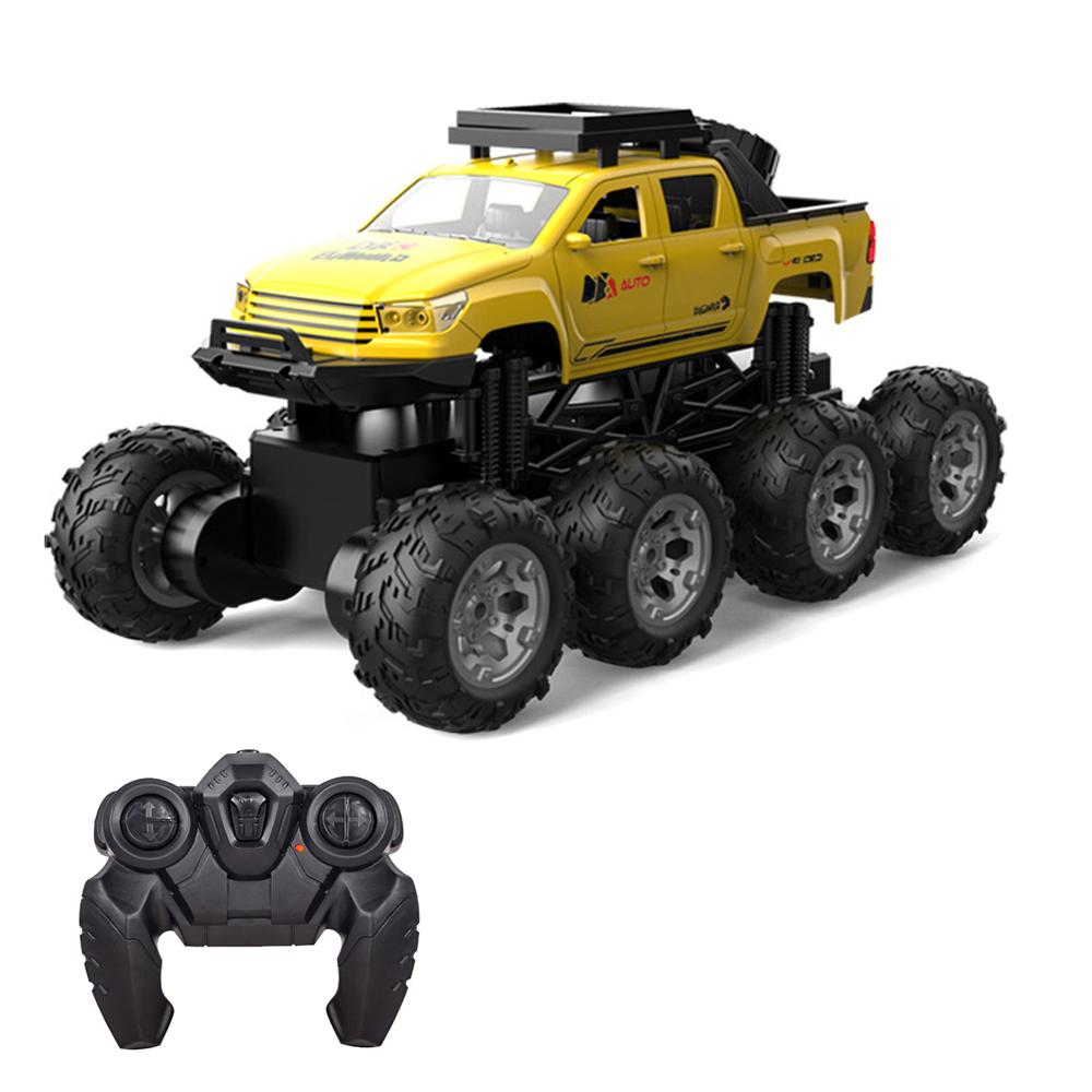 Zdalnie sterowana ciężarówka Duży samochód terenowy 8-kołowy 2,4 GHz Samochód wspinaczkowy Obrót o 360 stopni Drzwi kaskaderskie