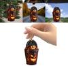 Acrylic Halloween Pumpkin Head Bucket Car Rearview Mirror Pendant With Cartoon Style For Vehicle Decor