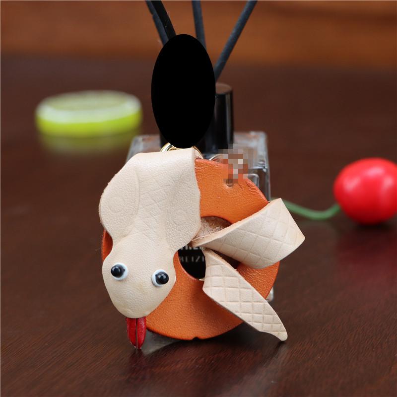 Leather Rope Model, First Layer Cowhide, Twelve Zodiac Signs, Small Mouse, Cow, Tiger, Rabbit, Dragon, Snake, Horse, Sheep, Dog, Pig, Cute Bag Pendant