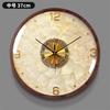 Italian Luxury Shell Wall Clock Modern Solid Wood Living Room High-end Wall Clock Premium Creative Home Decor Reloj Pared FYWC