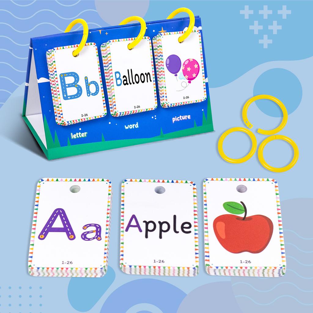 Non-Toxic Children'S Table Model Visual Word Education Card 78Pcs Early Education English Letter Cognitive Word Card Educational Toys