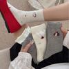 Socks Medium Tube Socks Trendy Cute Versatile Cartoon Puppy Pure Cotton Stockings