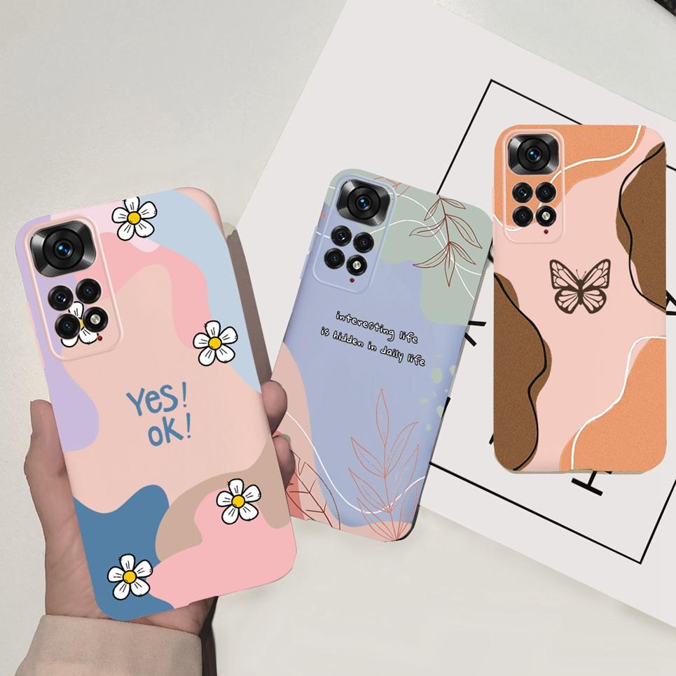 Für Xiaomi Redmi Note 11 Pro Plus 5G Hülle Cover Redmi Note 11S 5G Rückseite Stoßstange TPU Weiche Hülle Redmi Note 11 Pro Mi 11i 5G Fundas
