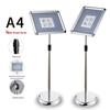 Stainless Steel A4 Standing Sign Holder