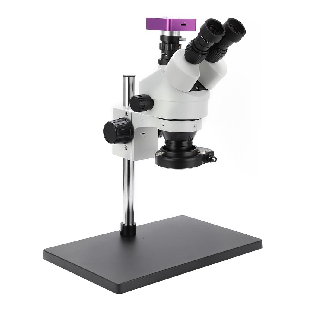 51MP USB Digital Microscope Camera 3.5X‑90X Stereo Microscope Set for Welding Repairing