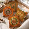 1/4pcs Bohemian Geometric Mandala Cushions Pillowcase Polyester Cushion Cover Throw Pillow Pillowcover Home Car Sofa Decor