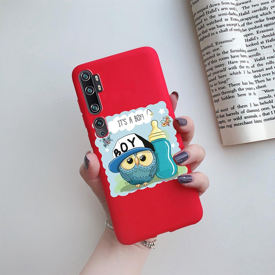 Love Heart Sunflower Case for Xiaomi Mi Note 10 Pro Case Bumper Silicone Back Cover for Xiomi Xiaomi Mi Note 10 Note10 Pro Case