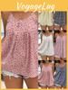 Womens Color Plus Solid Size Floral Camisole Vest New Summer 2025 Sleeveless Casual Top