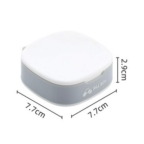 Portable Seven-Day Pill Organizer with Lid