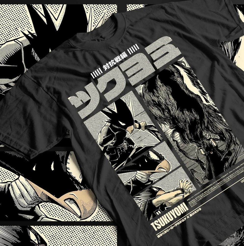 Fumikage Tokoyami Tee, My Hero Academia Shirt, Anime Gift Shirt Black Unisex T-Shirt XXL