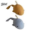 Decorative Doorstop Sand Filling Weighted Whale Doorstop Plush Sea Animal Door Wedge Stopper Heavy Duty Fabric Stopper for Home Bedroom