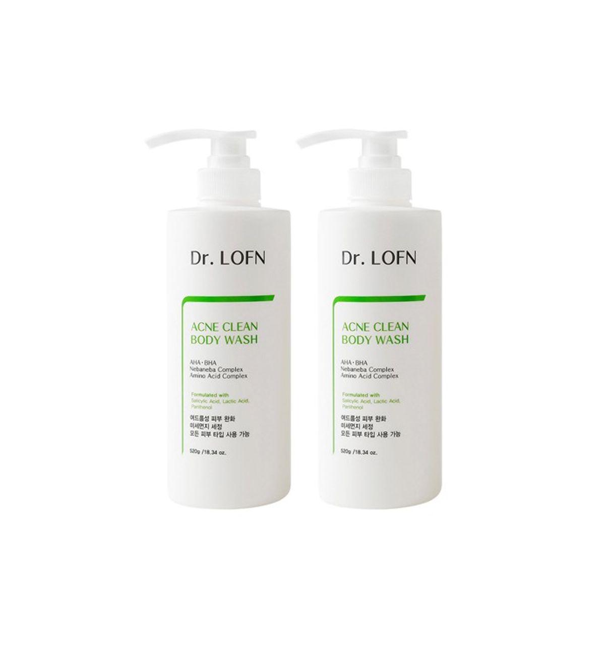 Acne Clean Body Wash 520g 2-Pack