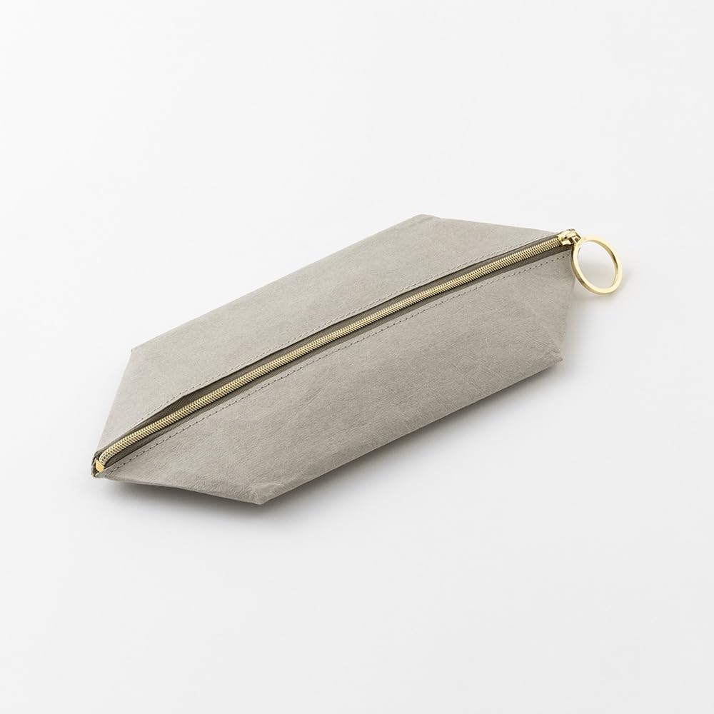 Midori Gray Pen Tray Pouch Case All 3 Colors | Stylish Stationery Organizer