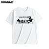 Anime Style One Piece Road Feisuolonuo Pure Cotton Printed Fashionable Unisexs and Womens Clothing New Loose Casual Tshirt