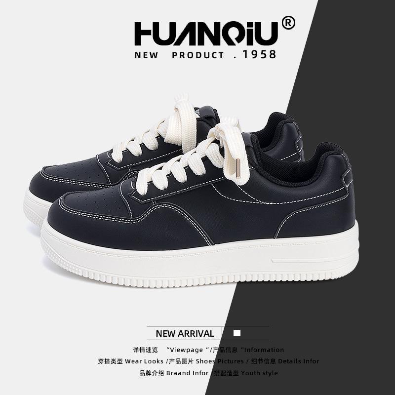 Global black board shoes women's ZHQ-HY809 new spring women's shoes versatile casual platform low-top shoes children