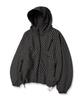 Like The Most Unisex Essential Balloon Check Hoodie Windbreaker_Black
