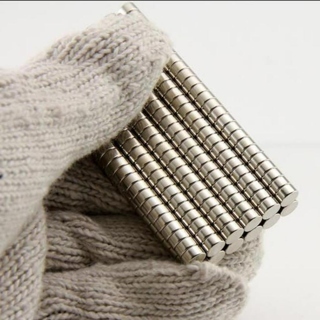 100 Pieces 6x3mm Decorative Magnets Kitchen Fridge Refrigerator Magnet for Crafts Whiteboard Office Magnet
