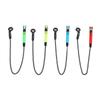 4PCS Wireless Fish Bite Indicator Arm Night Fishing Alarm Set for European Carp Fishing Counterweight Rocker ABS Stainless Steel