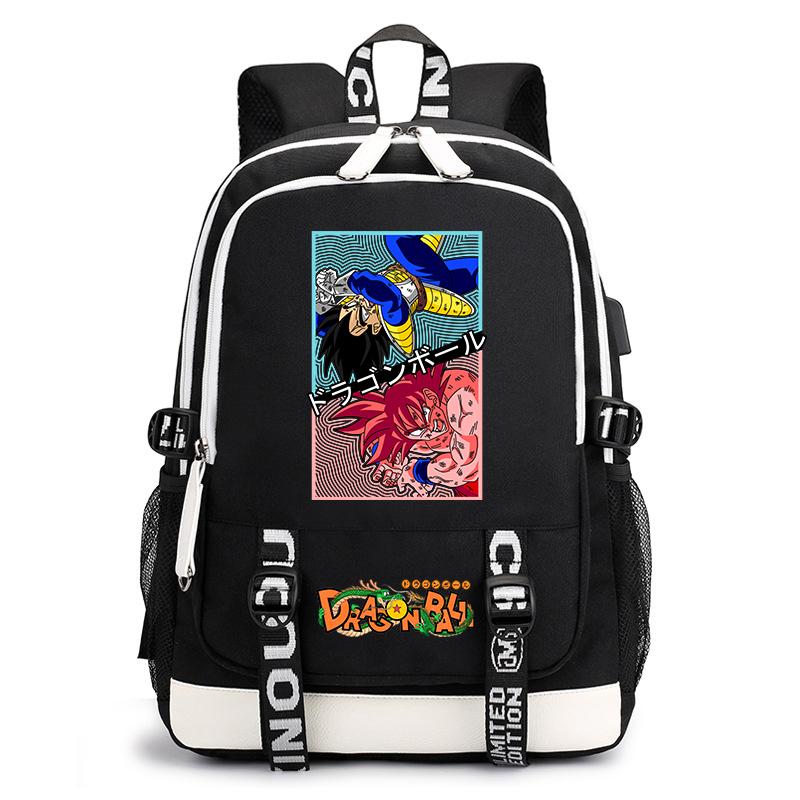 Anime Dragon Ball Backpack for School Casual Daypack for Kids Teenagers Students Boys Girls Everyday Use