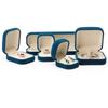 Pendant Display Box Soft Velvet Velvet Jewelry Box Earring Box Exquisite For Daily Storage Travel High-End Gift Packaging